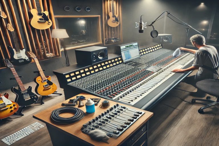 The-Role-of-Cleaning-Services-in-Upkeeping-Studio-and-Music-Equipment